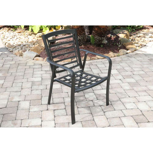 Edgemont Commercial Aluminum Dining Chair LIFESTYLE1